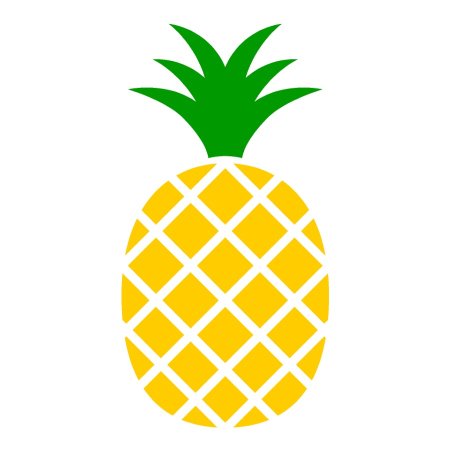 Форма ананаса