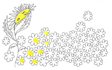 Рисование пальчиками Ромашка