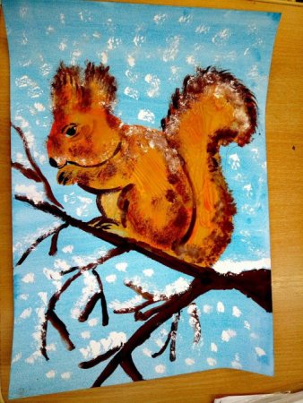 Нетрадиционные техники рисования животных