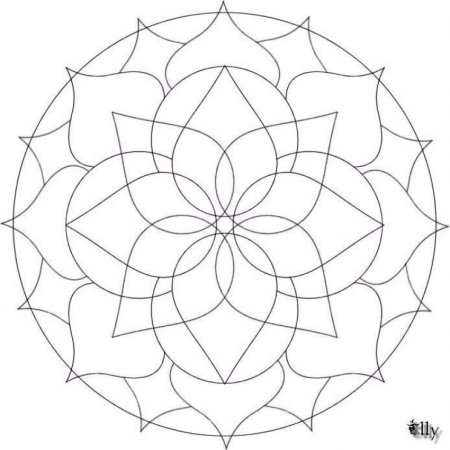 Рисунки циркулем