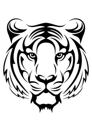 Тигр трайбл эскиз