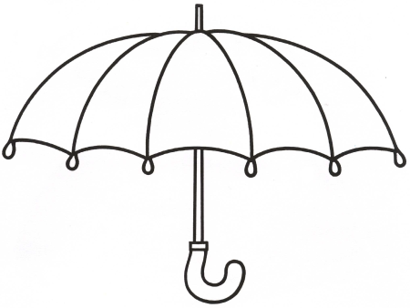 Трафарет для рисования на тему зачем человеку зонт (45 фото)
