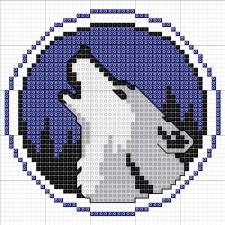 Вышивка крестом волки