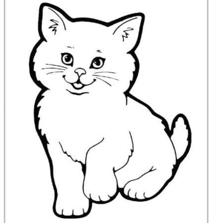Раскраска. Котики