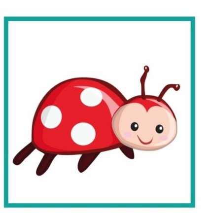 Пластилиновые заплатки для малышей Божья коровка