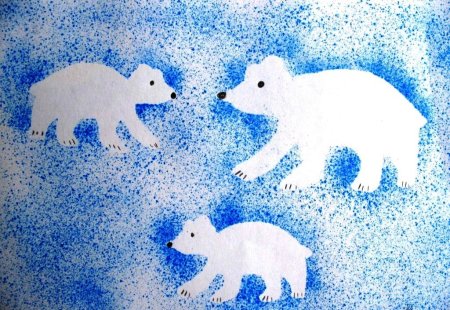 Метод набрызга в рисовании