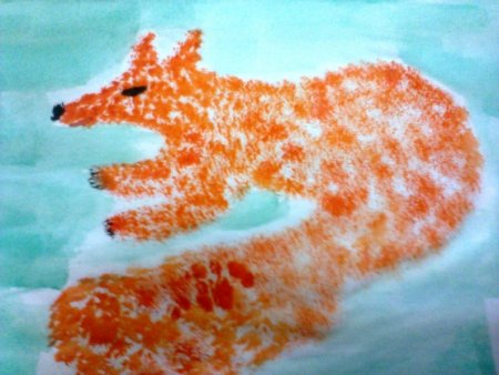 Трафарет для рисования губкой на тему дикие животные (44 фото)