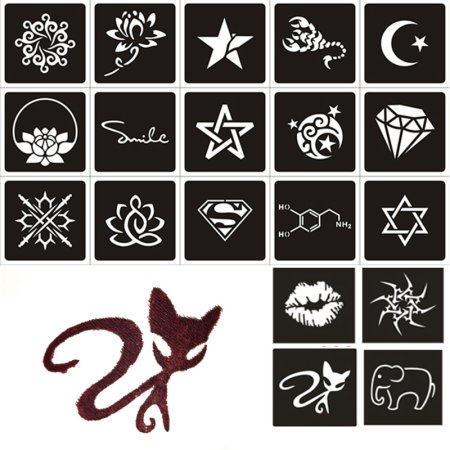 Трафареты для рисования хной