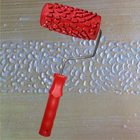 Декор фактурным валиком