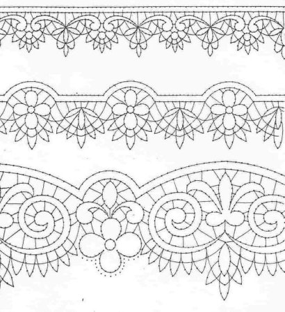 Рисование кружевом