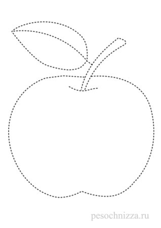 Рисование по контуру для детей