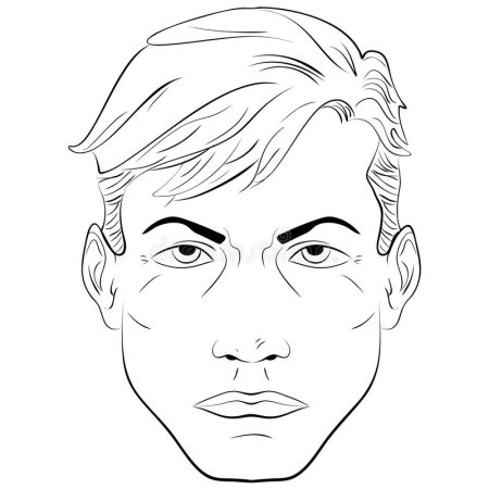 Овал лица для рисования