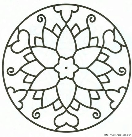 Трафареты для росписи по стеклу