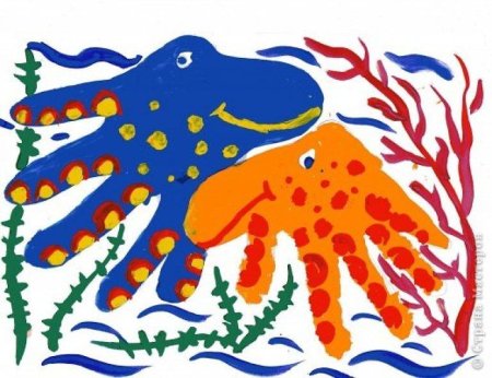 Рисование ладошками схемы