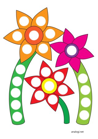 Пластилиновые заплатки Подснежник