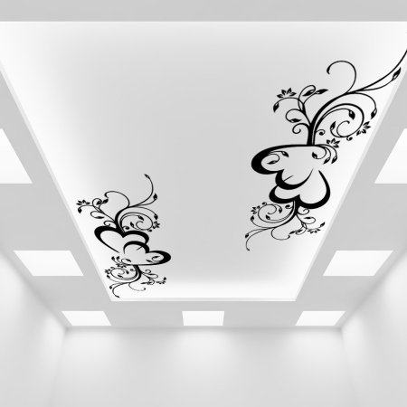 Подвесные потолки с узорами