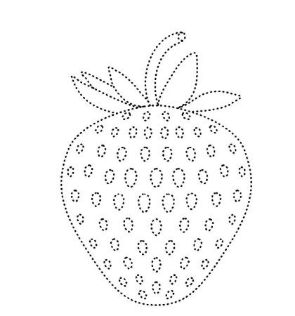 Трафарет яблока для рисования ватными палочками (50 фото)