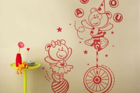 Трафареты для украшения стен в дет садах
