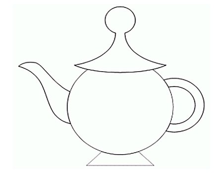 Чайник для рисования для детей