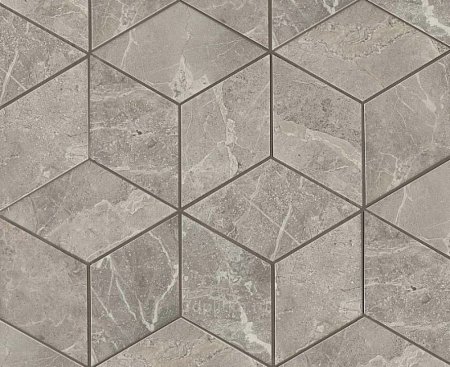 Мозаика ADVO Marvel Grey Fleury mos. Esagono Lapp 30х35