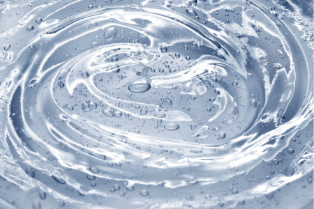 Прозрачная гелеобразная текстура