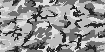 Ткань Black Camo Urban