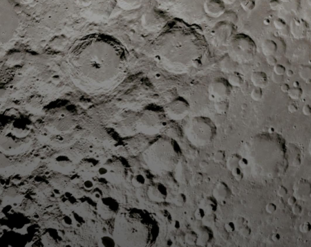 Moon heightmap