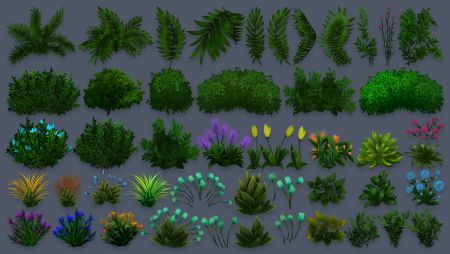 Tileset трава 2в