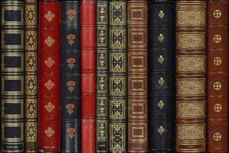 Красивые корешки книг