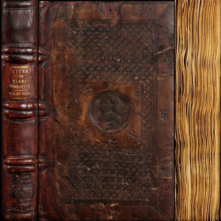Старая книжная обложка