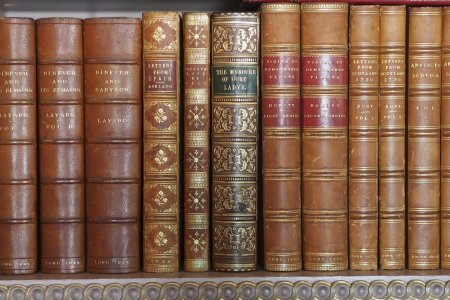Корешки старинных книг
