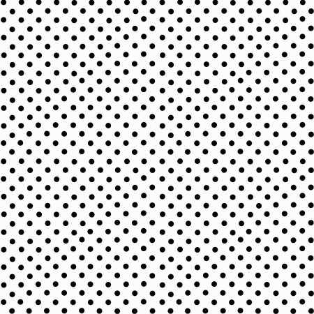 Белый фон в черный горошек