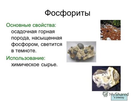 Фосфорит происхождение