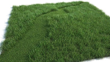 3ds Max газон hq grass