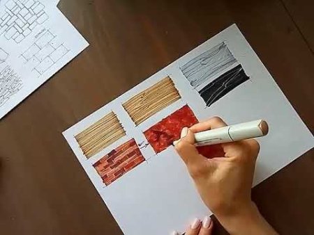 Текстуры маркерами для скетчинга