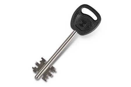 Двухбородочный ключ сувальдный