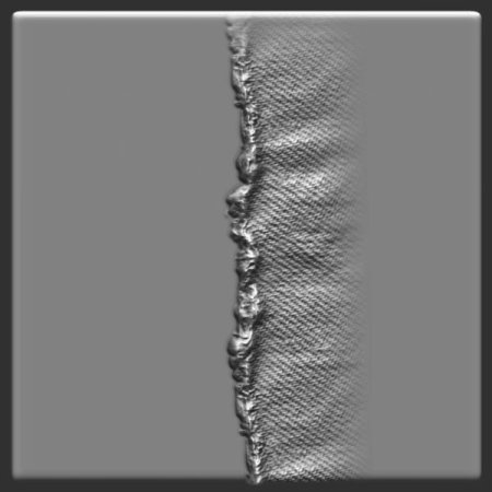 Alpha одежды Zbrush