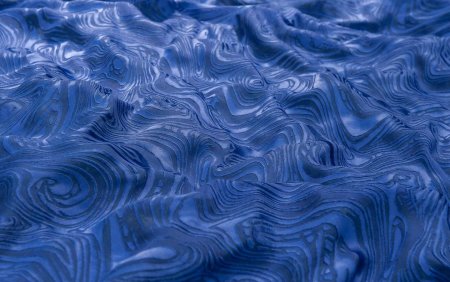 Ткань Moire Blue