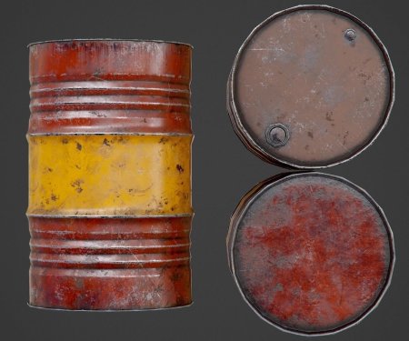 Oil Barrel 3d model