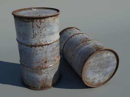 Бочка Rust 3d model