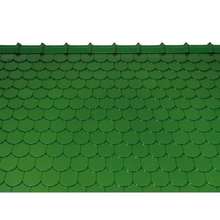 Текстура зеленой металлочерепицы (41 фото)