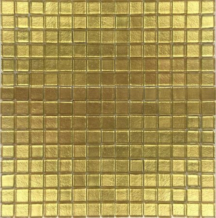 Стеклянная мозаика Space 25x25 золотой