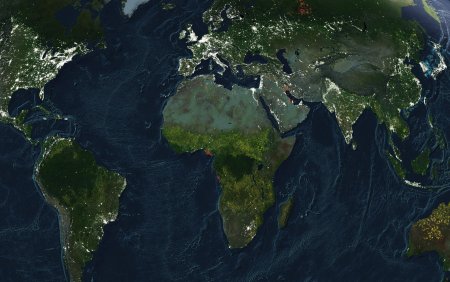 Текстура земли из космоса