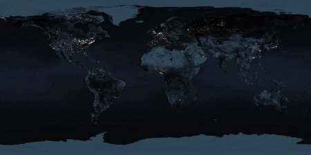 Карта нормалей земли