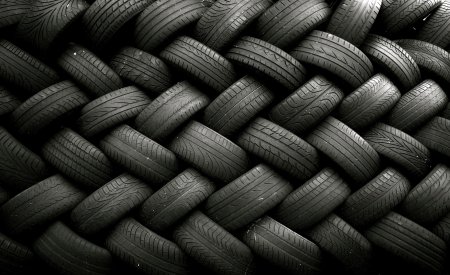 Текстура шины сбоку
