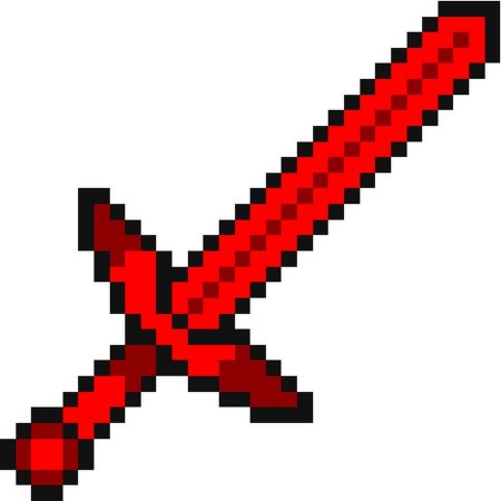 Меч из майнкрафт 16x16