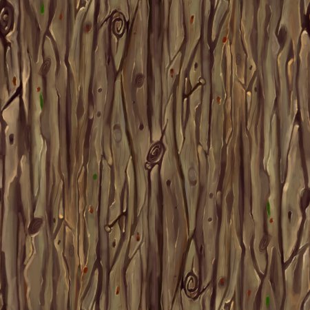 Handpaint дерево