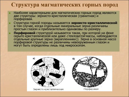 Структура горных пород