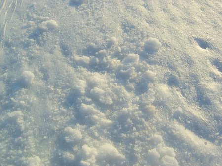 Снег вид сверху