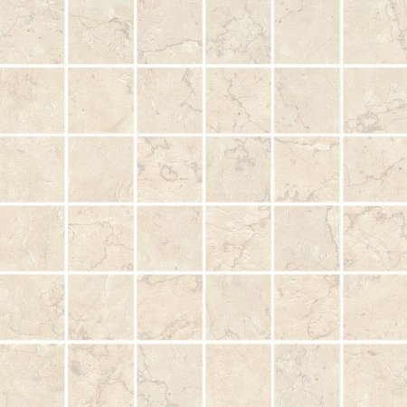 Мозаика Vitra Marble-x Бреча Капрайа белый Лаппато ректификат (5х5) 30х30
